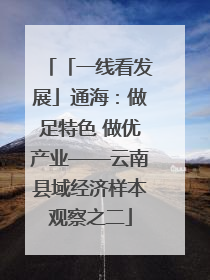「一线看发展」通海：做足特色 做优产业——云南县域经济样本观察之二