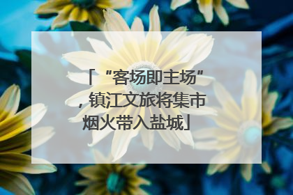 “客场即主场”，镇江文旅将集市烟火带入盐城