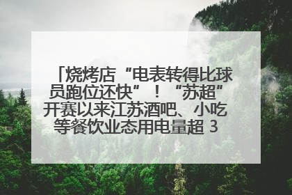 烧烤店“电表转得比球员跑位还快”！“苏超”开赛以来江苏酒吧、小吃等餐饮业态用电量超 3.5 亿千瓦时