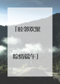 睦邻欢聚 粽情端午