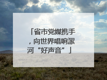 省市党媒携手，向世界唱响漯河“好声音”