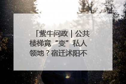 紫牛问政｜公共楼梯竟“变”私人领地？宿迁沭阳不动产登记引质疑
