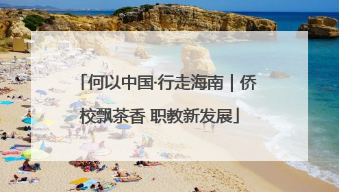何以中国·行走海南｜侨校飘茶香 职教新发展