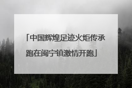 中国辉煌足迹火炬传承跑在闽宁镇激情开跑