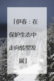 伊春：在保护生态中走向转型发展
