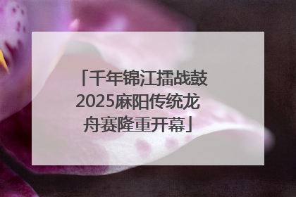 千年锦江擂战鼓 2025麻阳传统龙舟赛隆重开幕