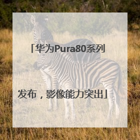 华为Pura80系列发布，影像能力突出