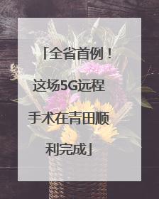 全省首例！这场5G远程手术在青田顺利完成