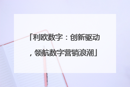 利欧数字：创新驱动，领航数字营销浪潮