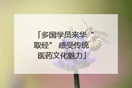 多国学员来华“取经” 感受传统医药文化魅力