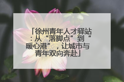 徐州青年人才驿站：从“落脚点”到“暖心港”，让城市与青年双向奔赴