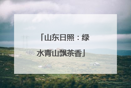 山东日照：绿水青山飘茶香