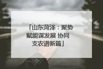 山东菏泽：聚势赋能谋发展 协同支农谱新篇