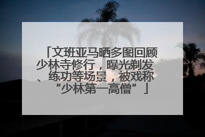 文班亚马晒多图回顾少林寺修行，曝光剃发、练功等场景，被戏称“少林第一高僧”