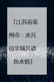 江苏省泰州市：水兵母亲城共谱鱼水情
