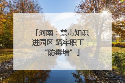 河南：禁毒知识进园区 筑牢职工“防毒墙”