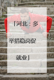 河北：多举措稳岗促就业
