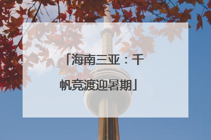 海南三亚：千帆竞渡迎暑期