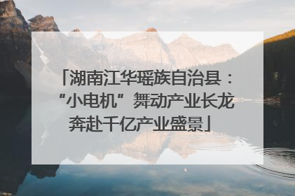 湖南江华瑶族自治县：“小电机”舞动产业长龙 奔赴千亿产业盛景