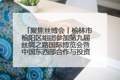 聚焦丝博会丨榆林市榆阳区组团参加第九届丝绸之路国际博览会暨中国东西部合作与投资贸易洽谈会