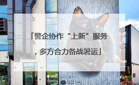 警企协作“上新”服务，多方合力备战暑运