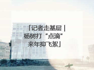 记者走基层｜杨树打“点滴” 来年抑飞絮