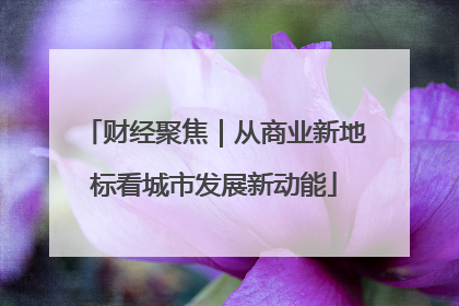 财经聚焦｜从商业新地标看城市发展新动能