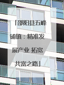 邵阳县五峰铺镇：精准发展产业 拓宽共富之路