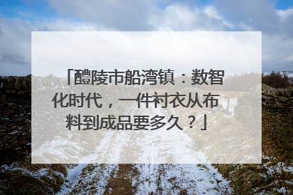 醴陵市船湾镇：数智化时代，一件衬衣从布料到成品要多久？