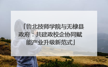 鲁北技师学院与无棣县政府：共建政校企协同赋能产业升级新范式