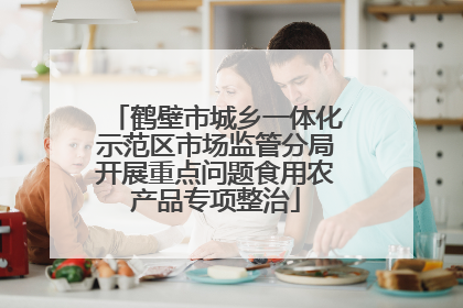 鹤壁市城乡一体化示范区市场监管分局开展重点问题食用农产品专项整治