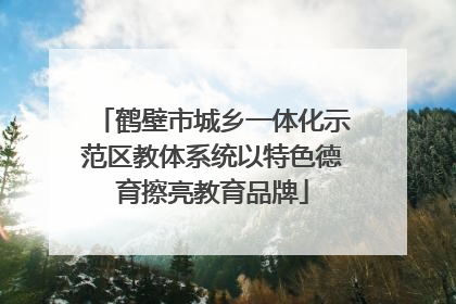 鹤壁市城乡一体化示范区教体系统以特色德育擦亮教育品牌