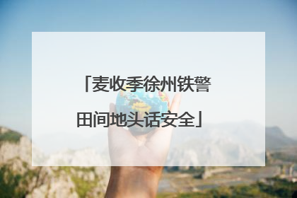 麦收季徐州铁警田间地头话安全