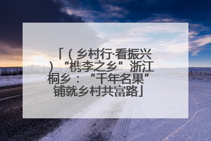 （乡村行·看振兴）“槜李之乡”浙江桐乡：“千年名果”铺就乡村共富路