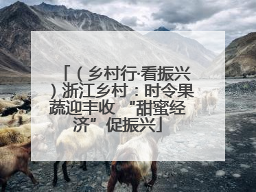 （乡村行·看振兴）浙江乡村：时令果蔬迎丰收 “甜蜜经济”促振兴