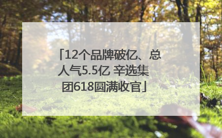12个品牌破亿、总人气5.5亿 辛选集团618圆满收官