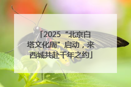 2025“北京白塔文化周”启动，来西城共赴千年之约