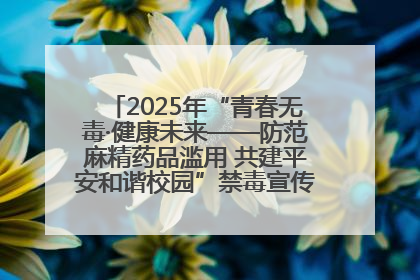 2025年“青春无毒·健康未来——防范麻精药品滥用 共建平安和谐校园”禁毒宣传专题活动在咸宁举行