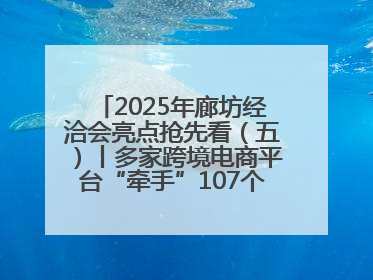 2025年廊坊经洽会亮点抢先看（五）丨多家跨境电商平台“牵手”107个特色产业集群